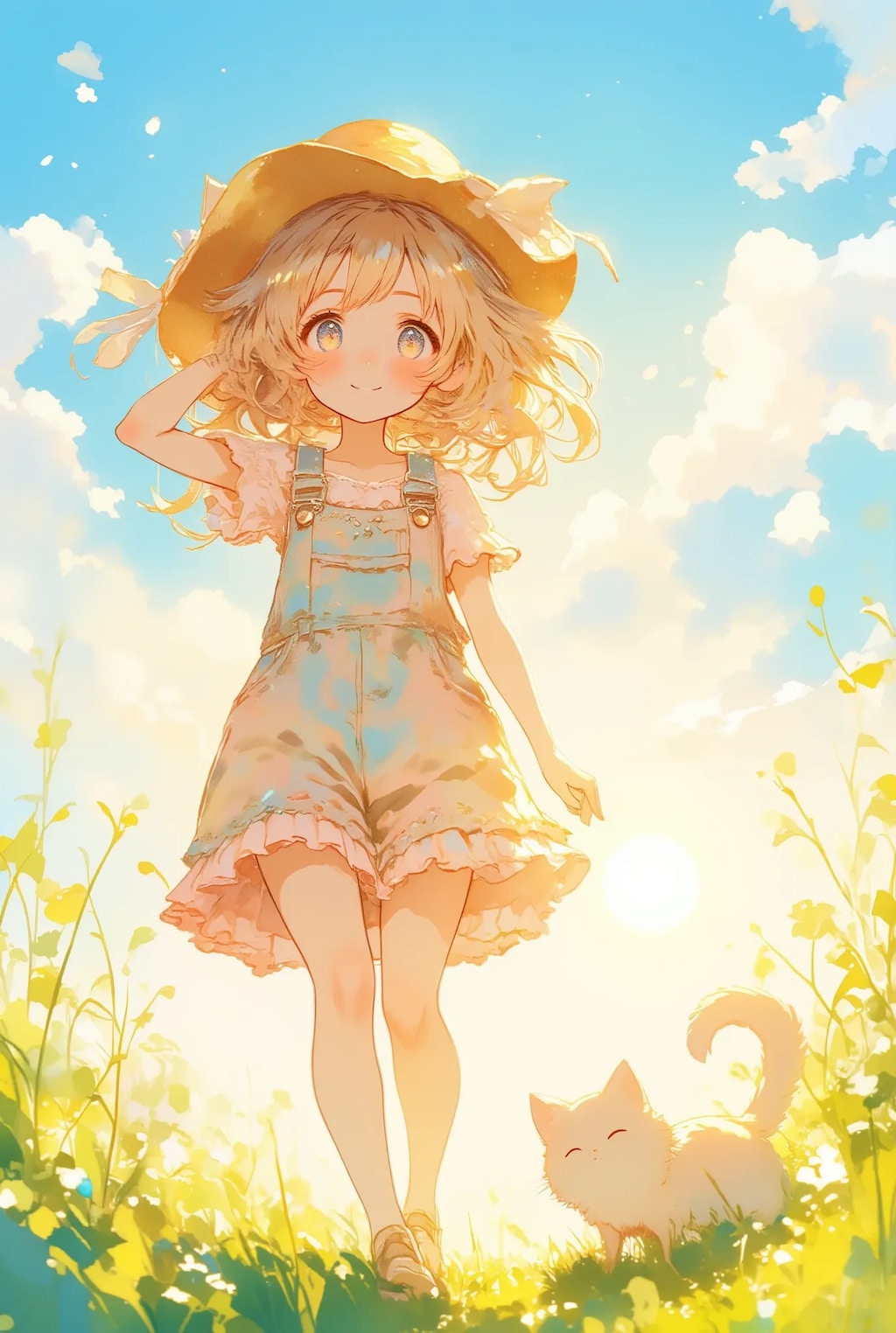 フリフリちゃんのオーバーオール