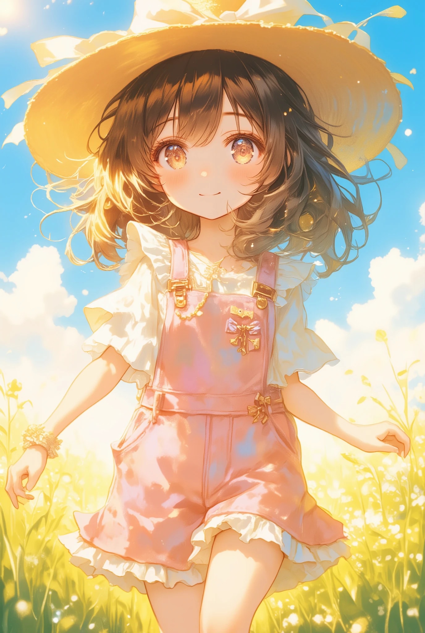フリフリちゃんのオーバーオール | の人気AIイラスト・グラビア