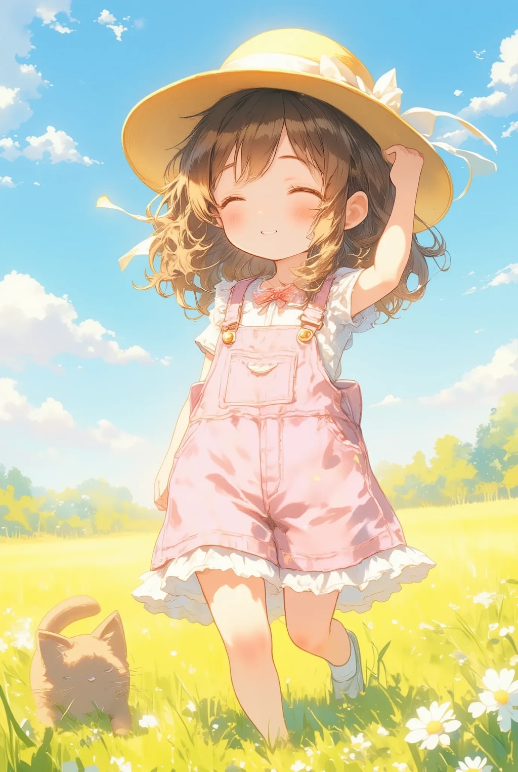 フリフリちゃんのオーバーオール