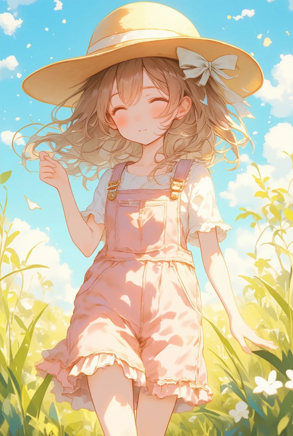 フリフリちゃんのオーバーオール