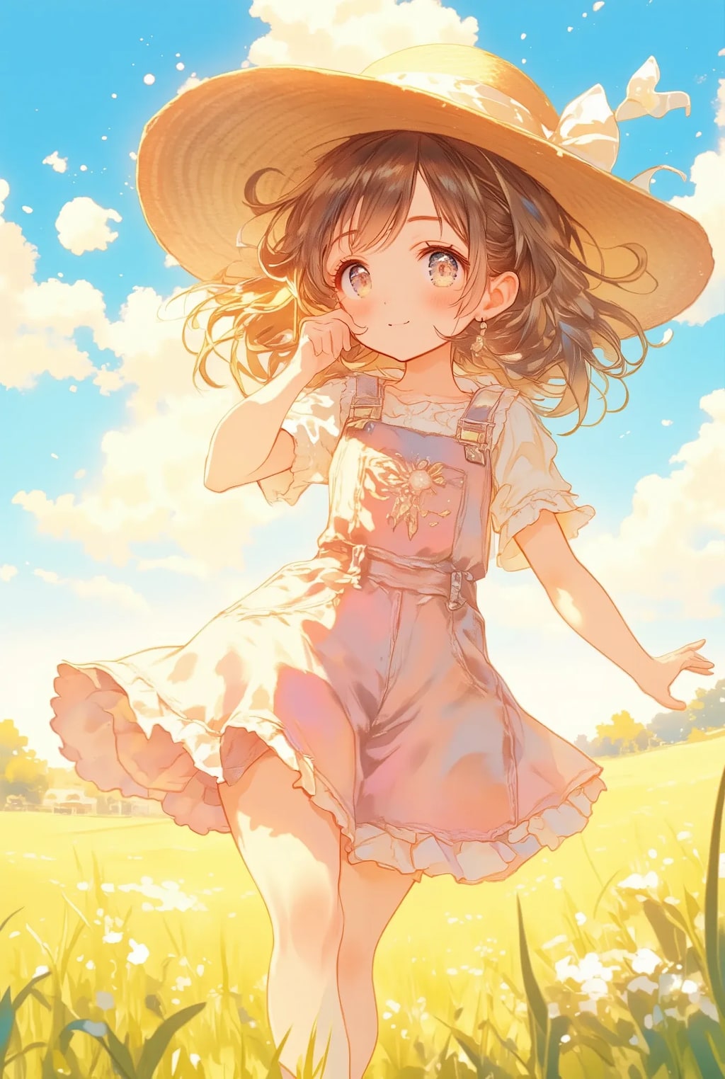 フリフリちゃんのオーバーオール