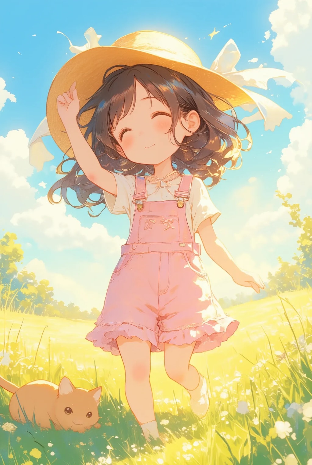 フリフリちゃんのオーバーオール