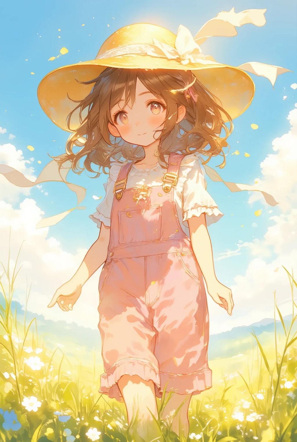 フリフリちゃんのオーバーオール