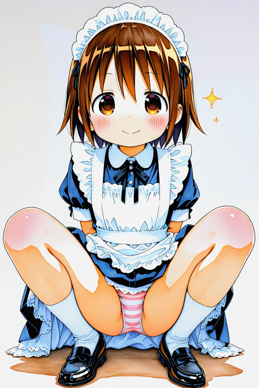 Squatting Girl