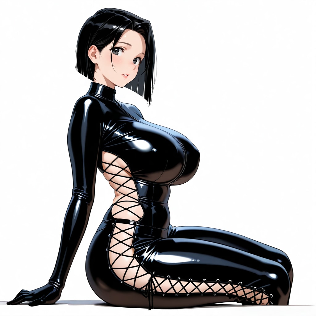 サイドストリングボディスーツ