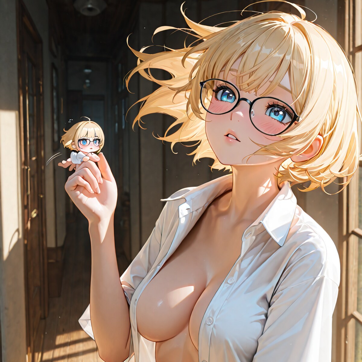 「この娘、甘えん坊なの」