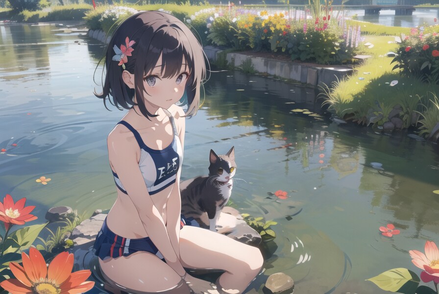 猫と陸上女子 : 2023.10.13