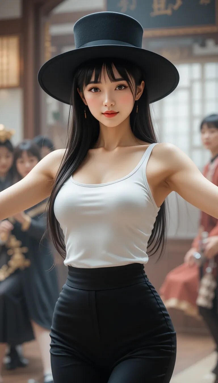 かっこかわいいダンサー白鳥英美梨の首里城公演