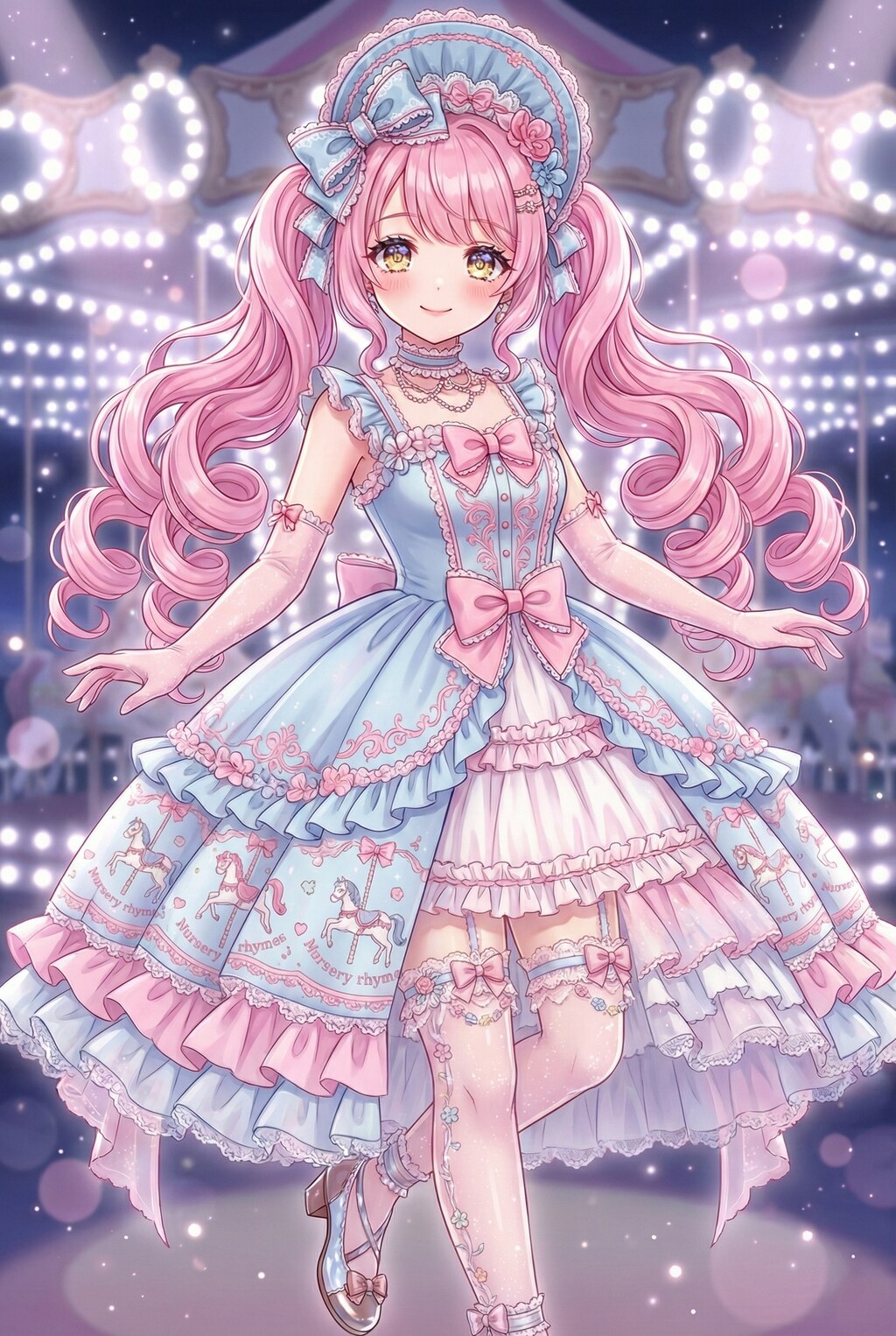 夢幻旋轉木馬の桃色