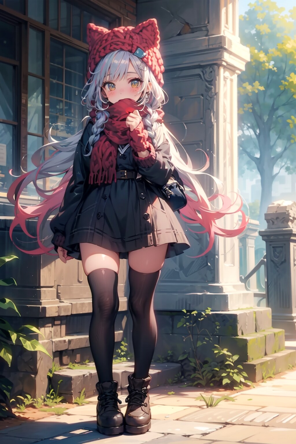 猫耳ニット帽ちゃん3