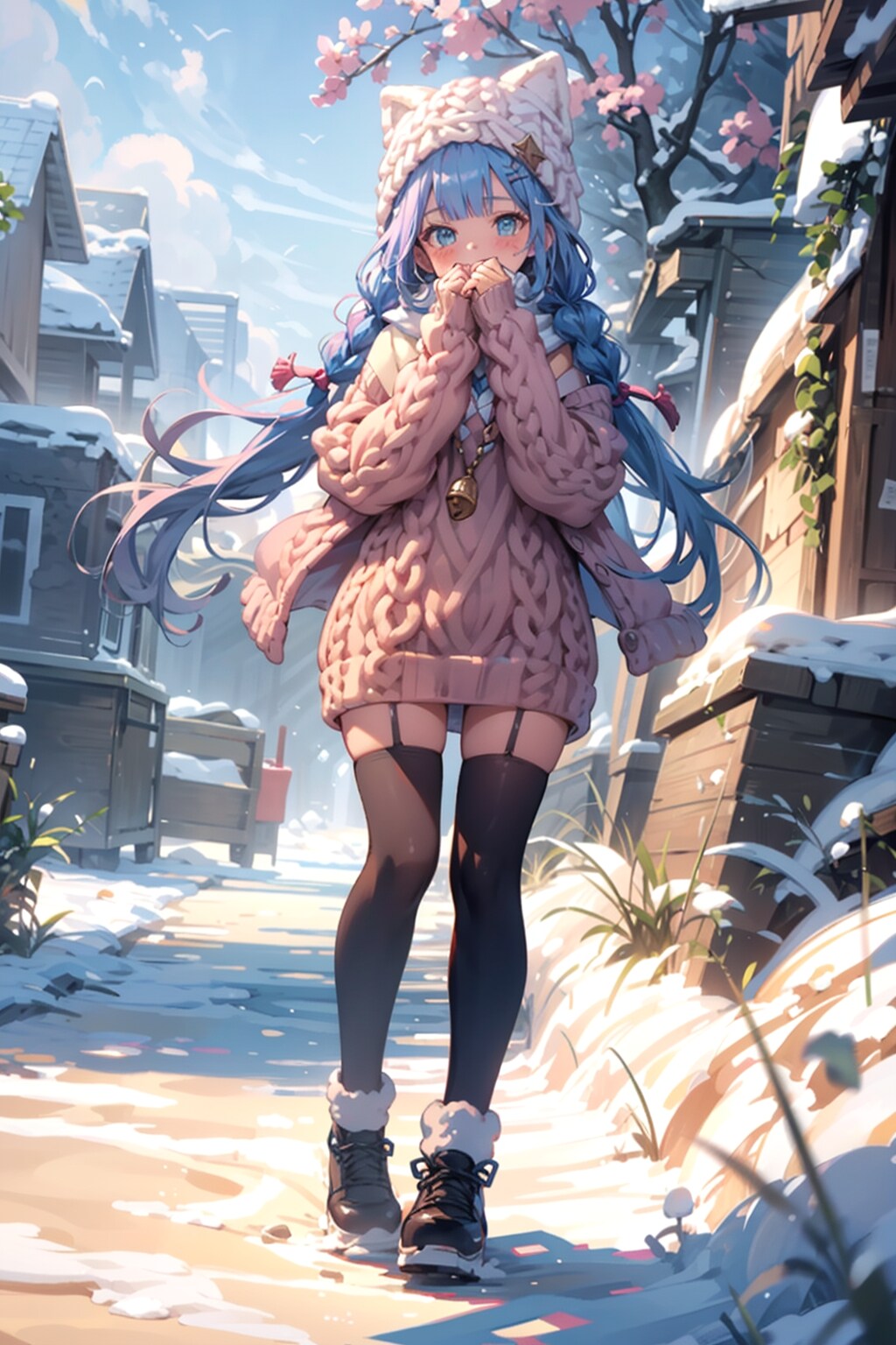 猫耳ニット帽ちゃん3