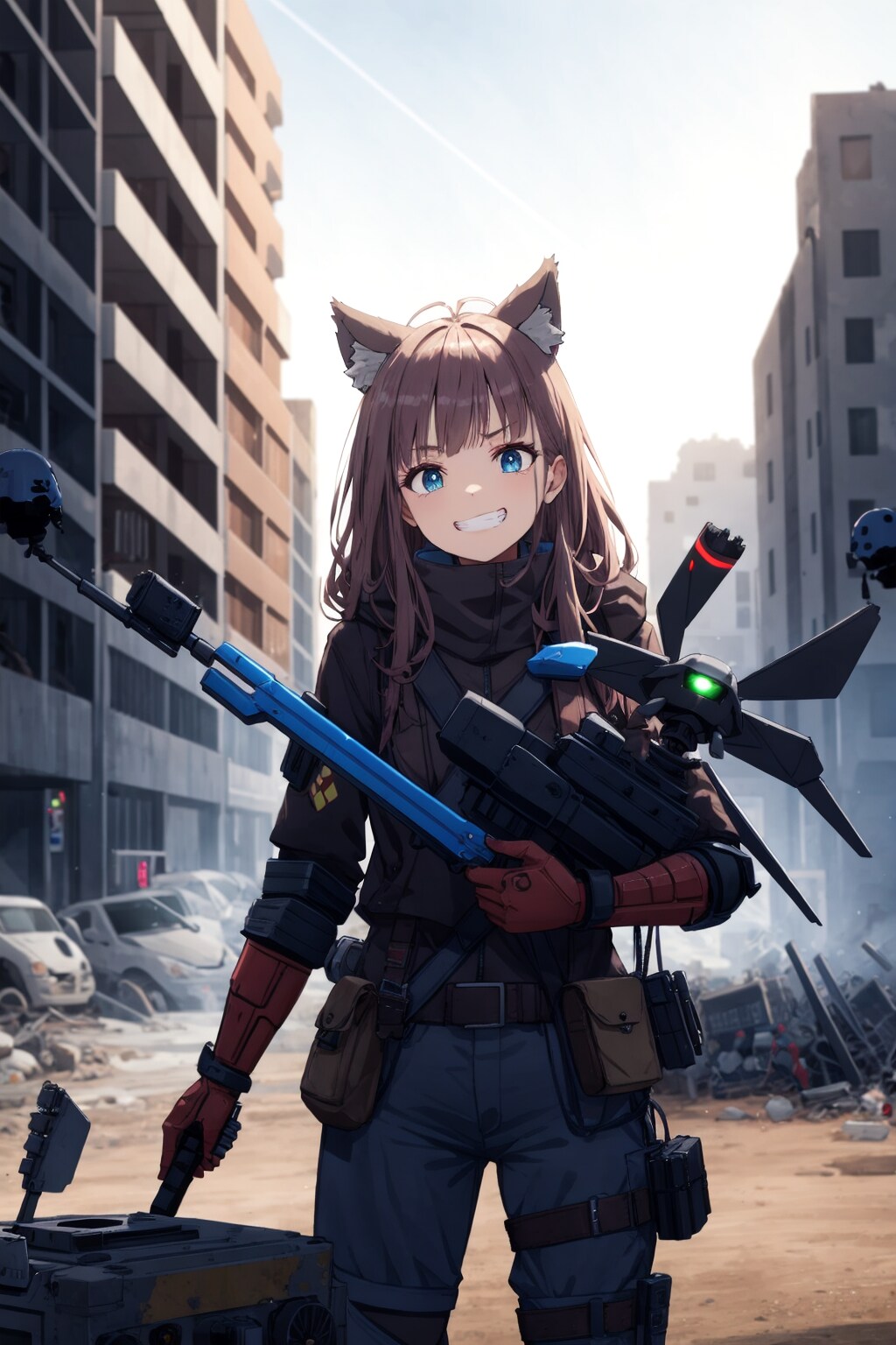 こんな瓦礫も私の手にかかれば！ | の人気AIイラスト・グラビア