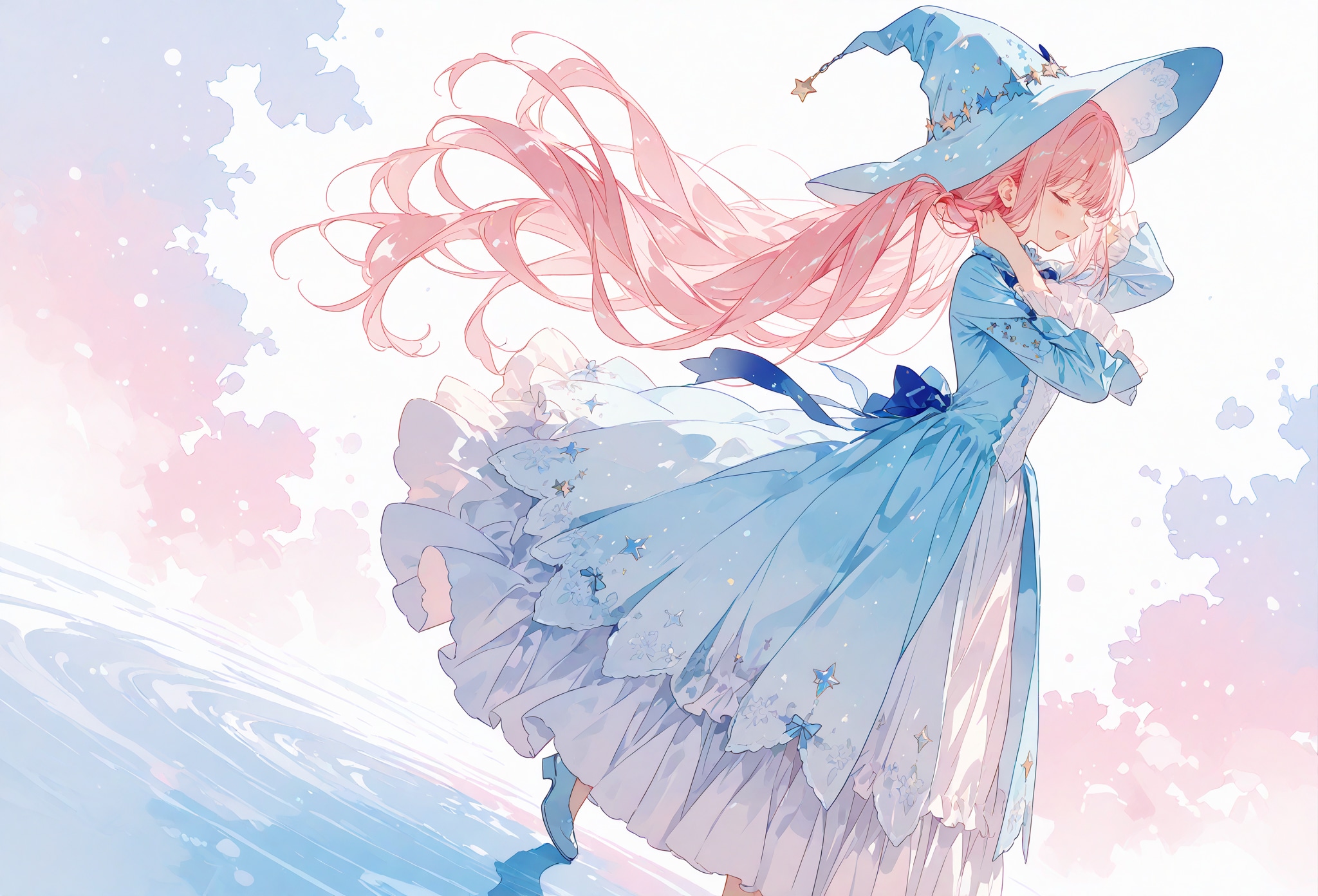 夢の境界を渡る魔女 | の人気AIイラスト・グラビア