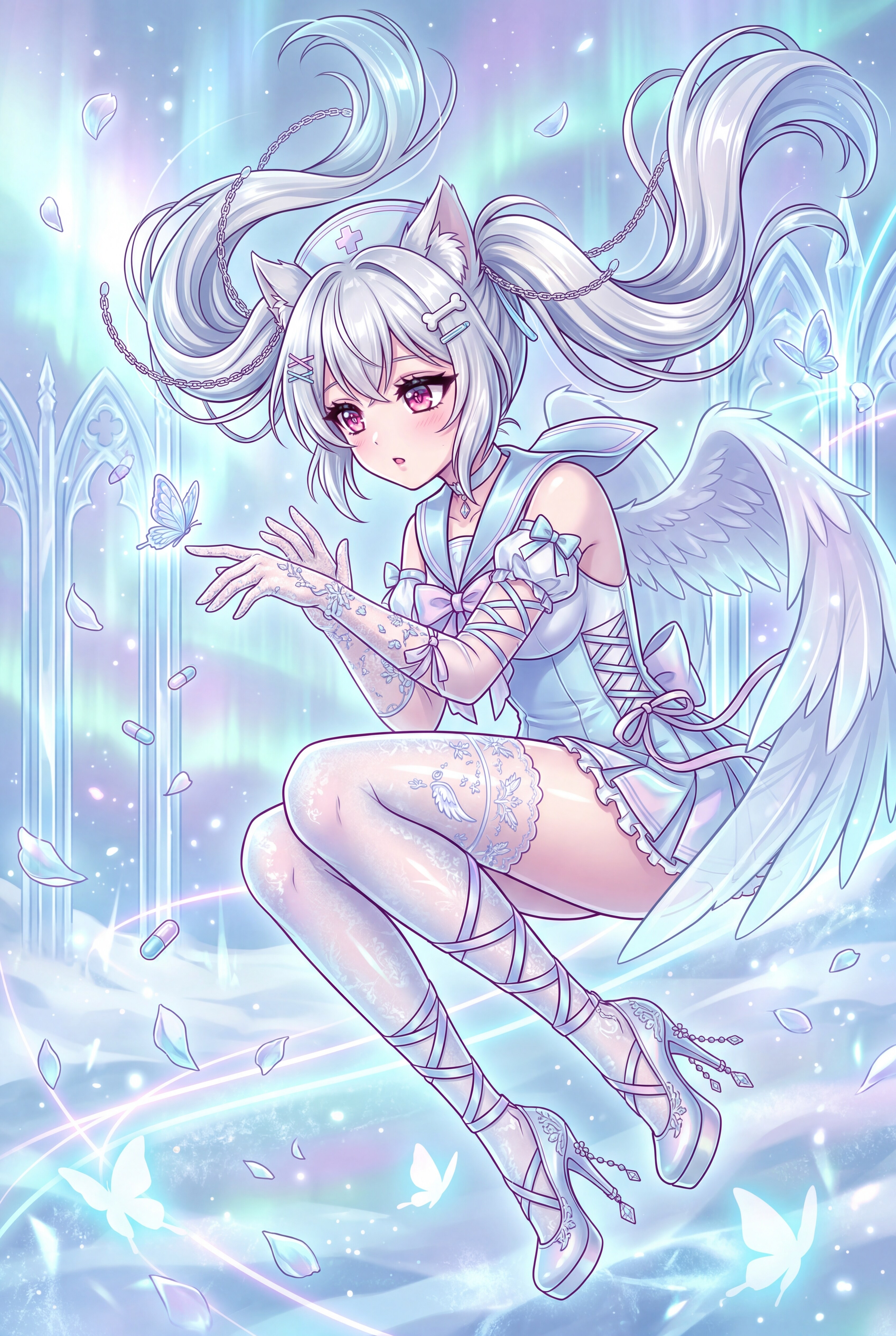 氷夢の天使少女 | の人気AIイラスト・グラビア
