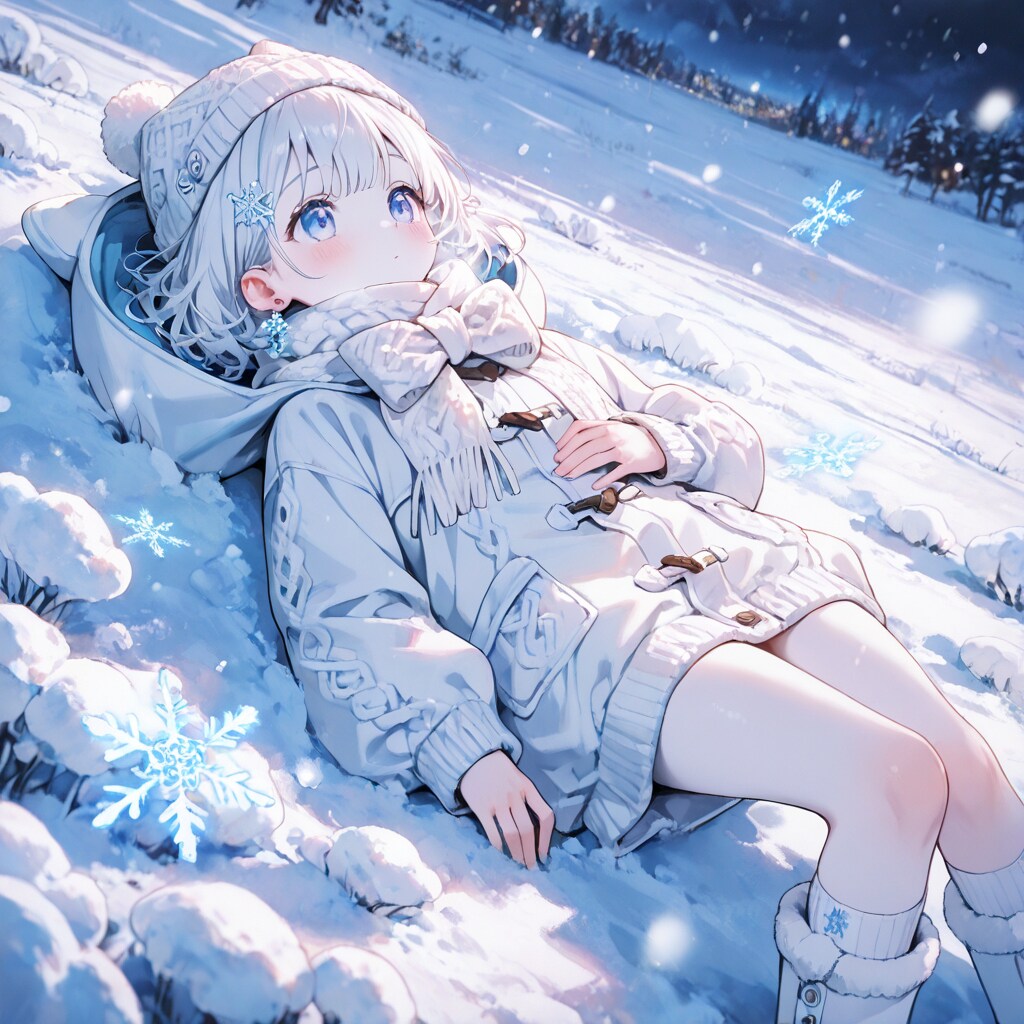 雪原は落ち着く