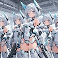 量産型化メカ少女軍団 2枚目