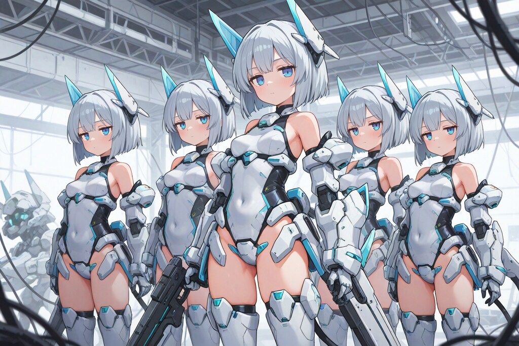 量産型化メカ少女軍団