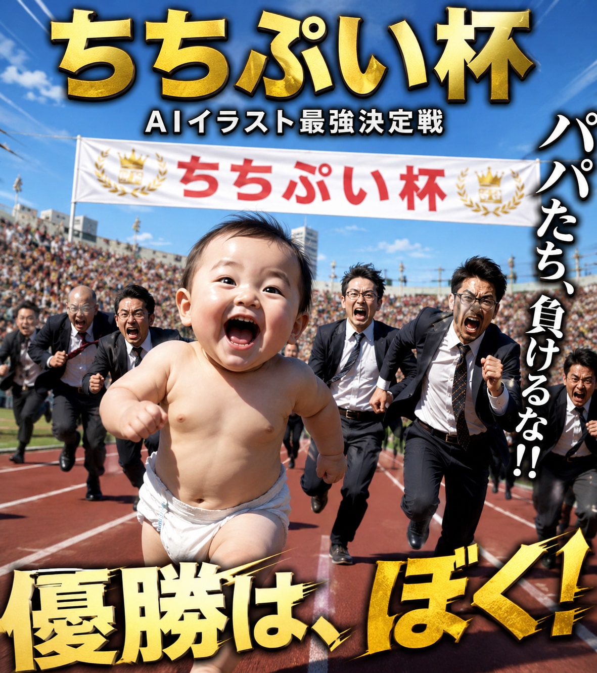 ChatGPTに「ちちぷいで一番ウケる画像作って」って頼んだ結果。