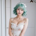 Mint colored hair lady ? 2枚目