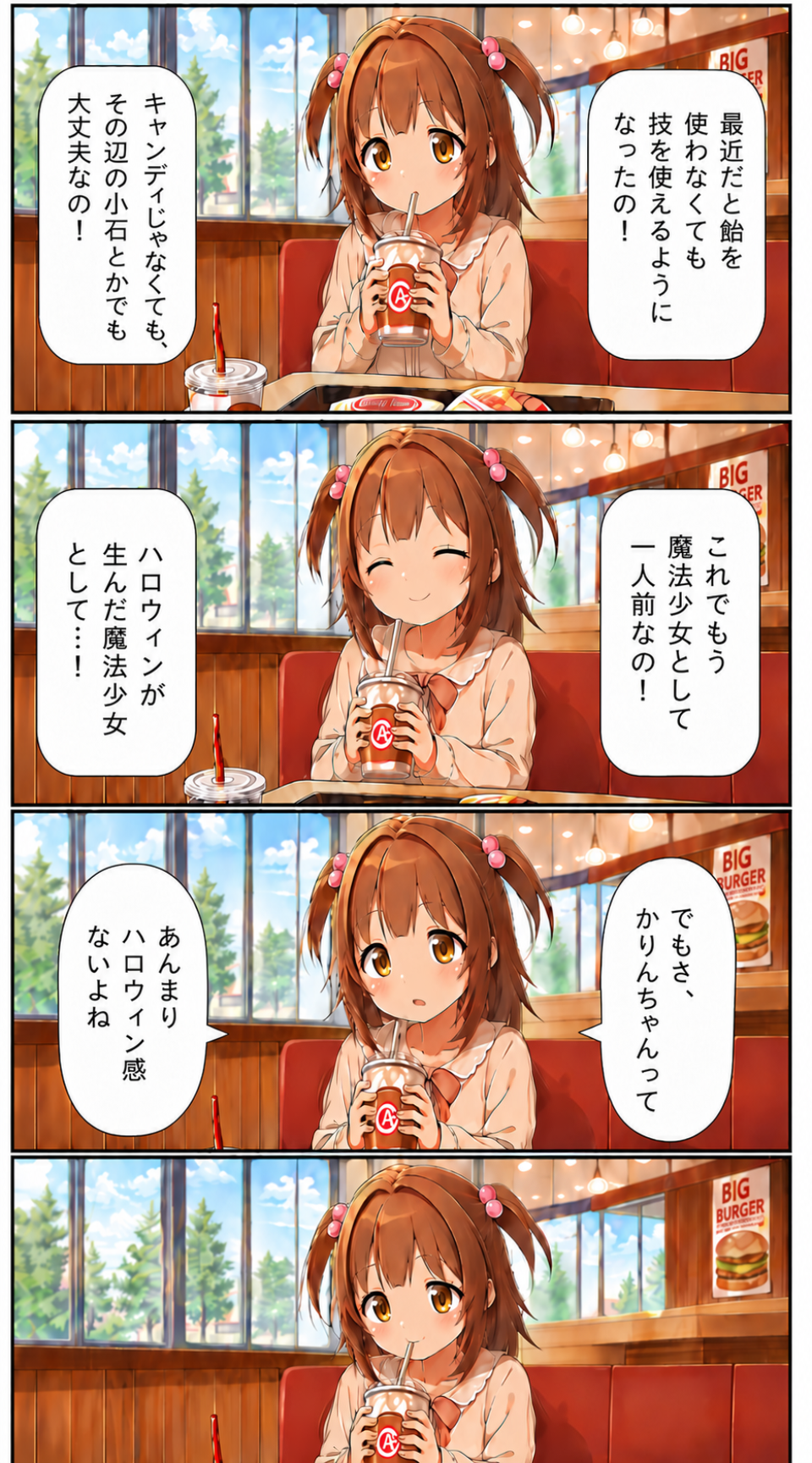ハロウィン感4コマ　はじまり編