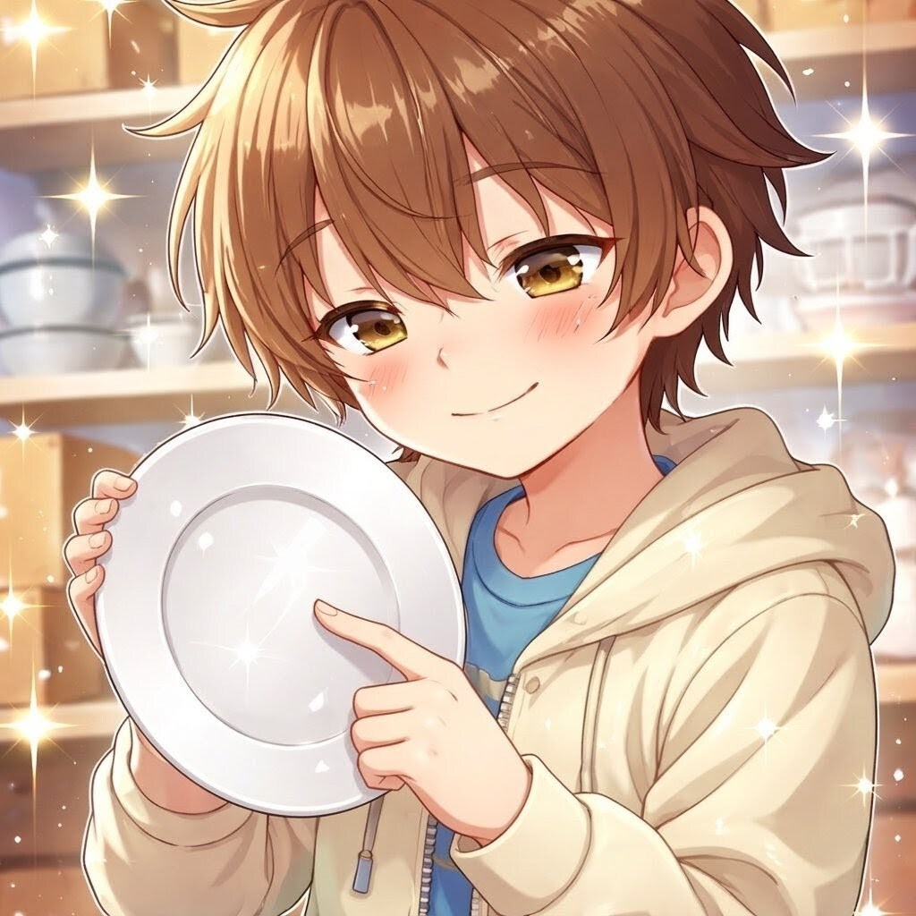 まっさらな皿