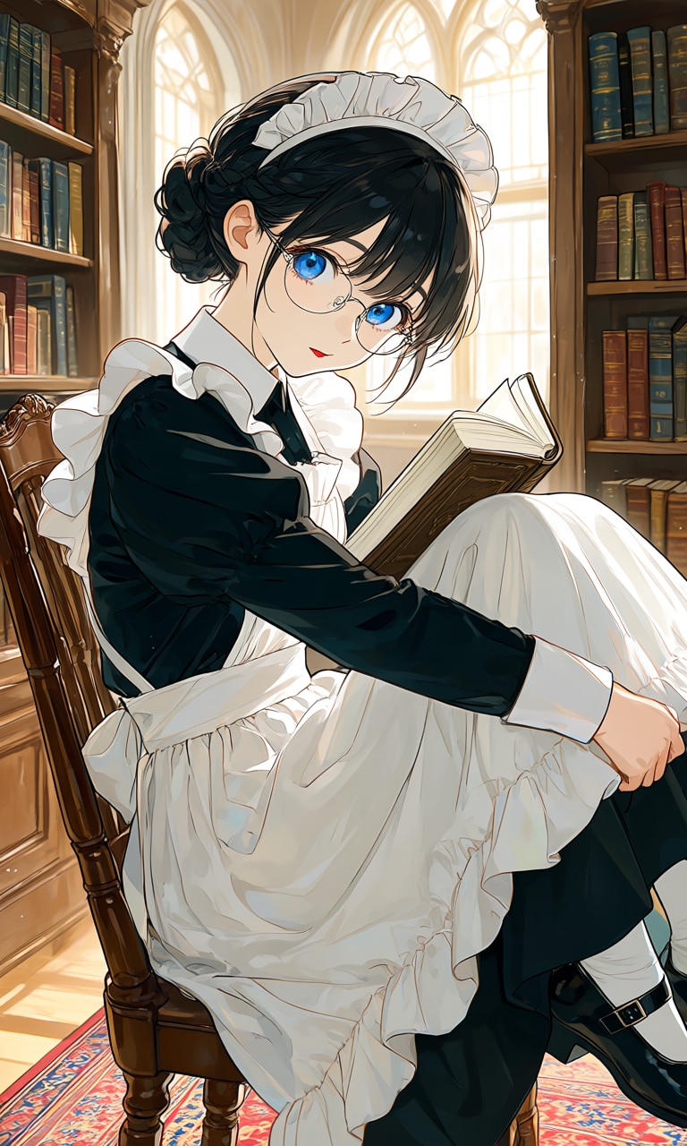 おさぼりメイド | の人気AIイラスト・グラビア