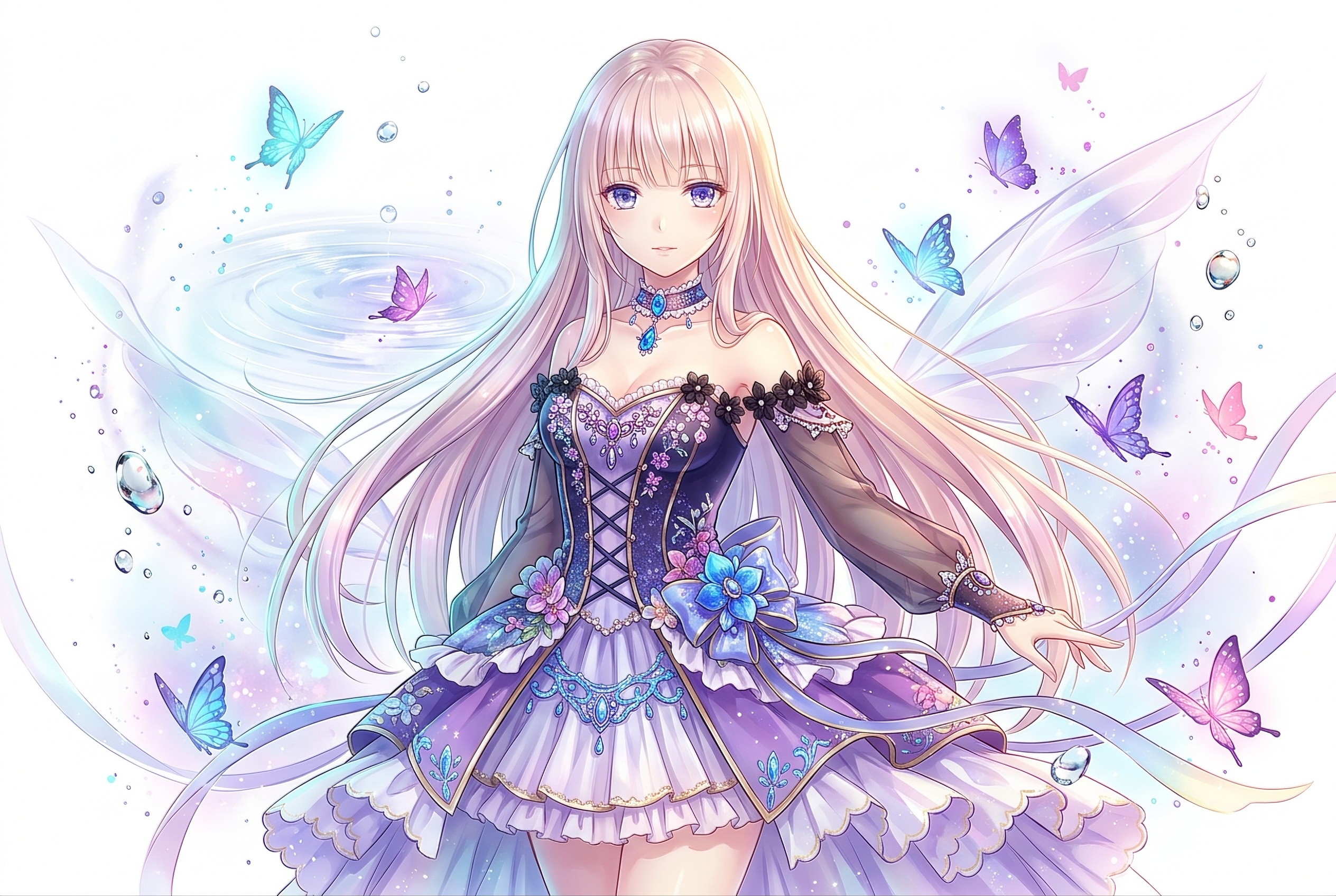 蝶燦星夢の聖少女 | の人気AIイラスト・グラビア