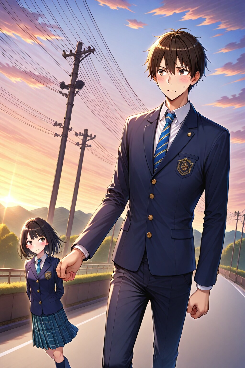 誕生日が１日違いの先輩と後輩のカップルを表現したかった…ハズだった