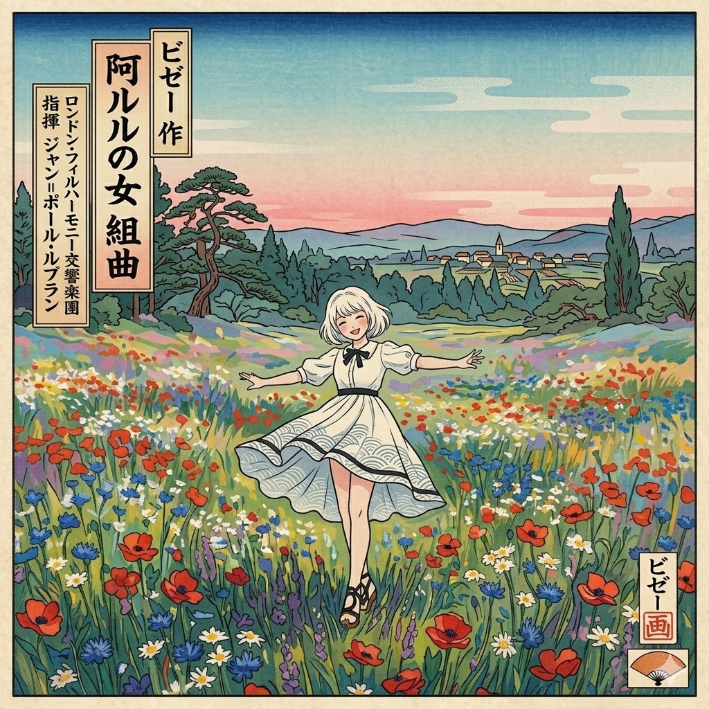 「アルルの女（ビゼー）」レコードジャケット