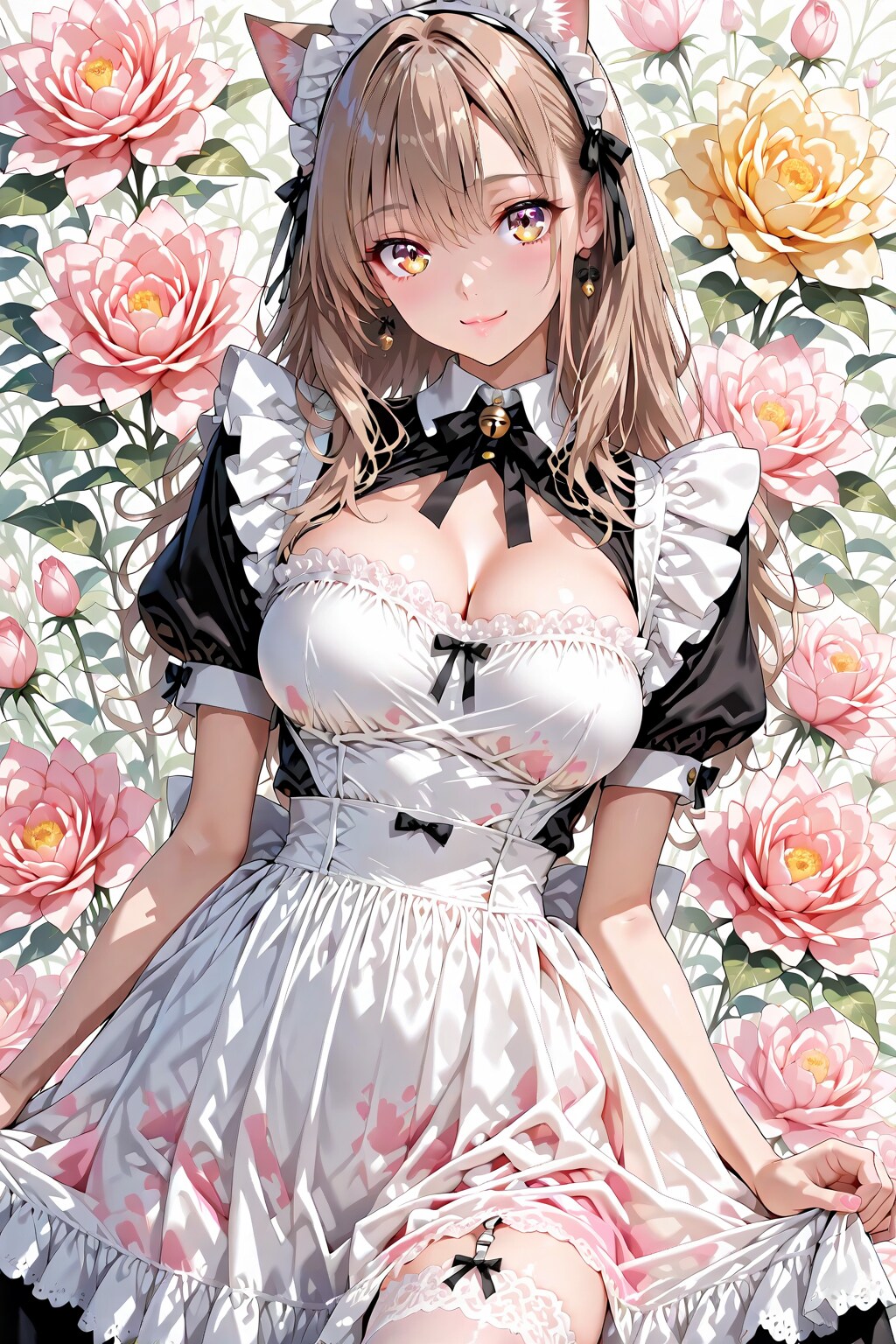#LIME 試作画像【ケモ耳メイド】ー サンプルプロンプト利用 ー