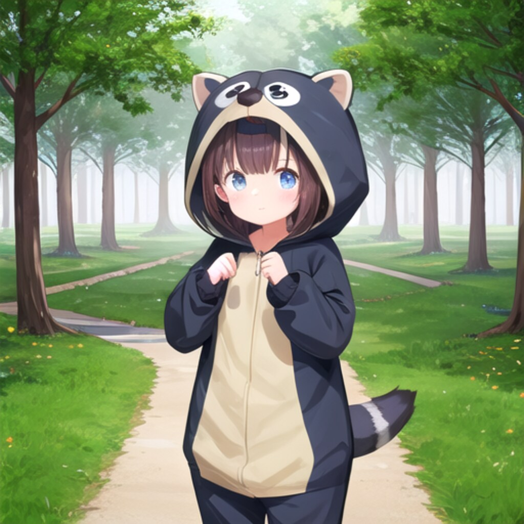 少女の着ぐるみ