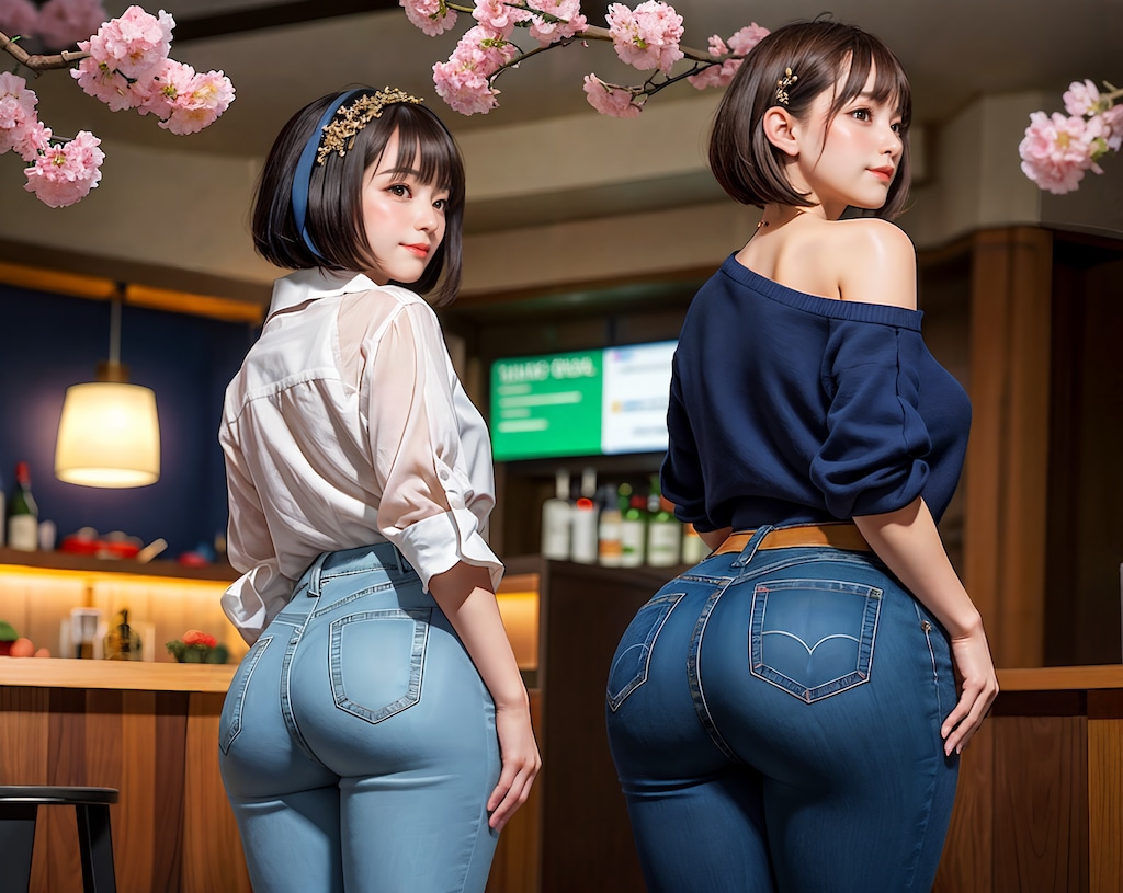 cafe&bar 後ろ姿