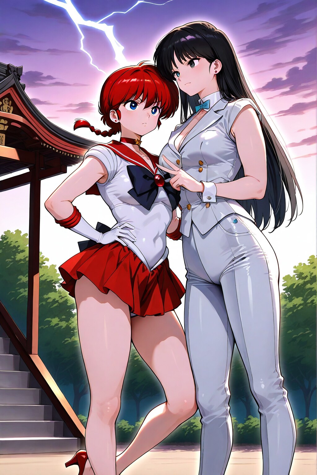 火野神社で | の人気AIイラスト・グラビア