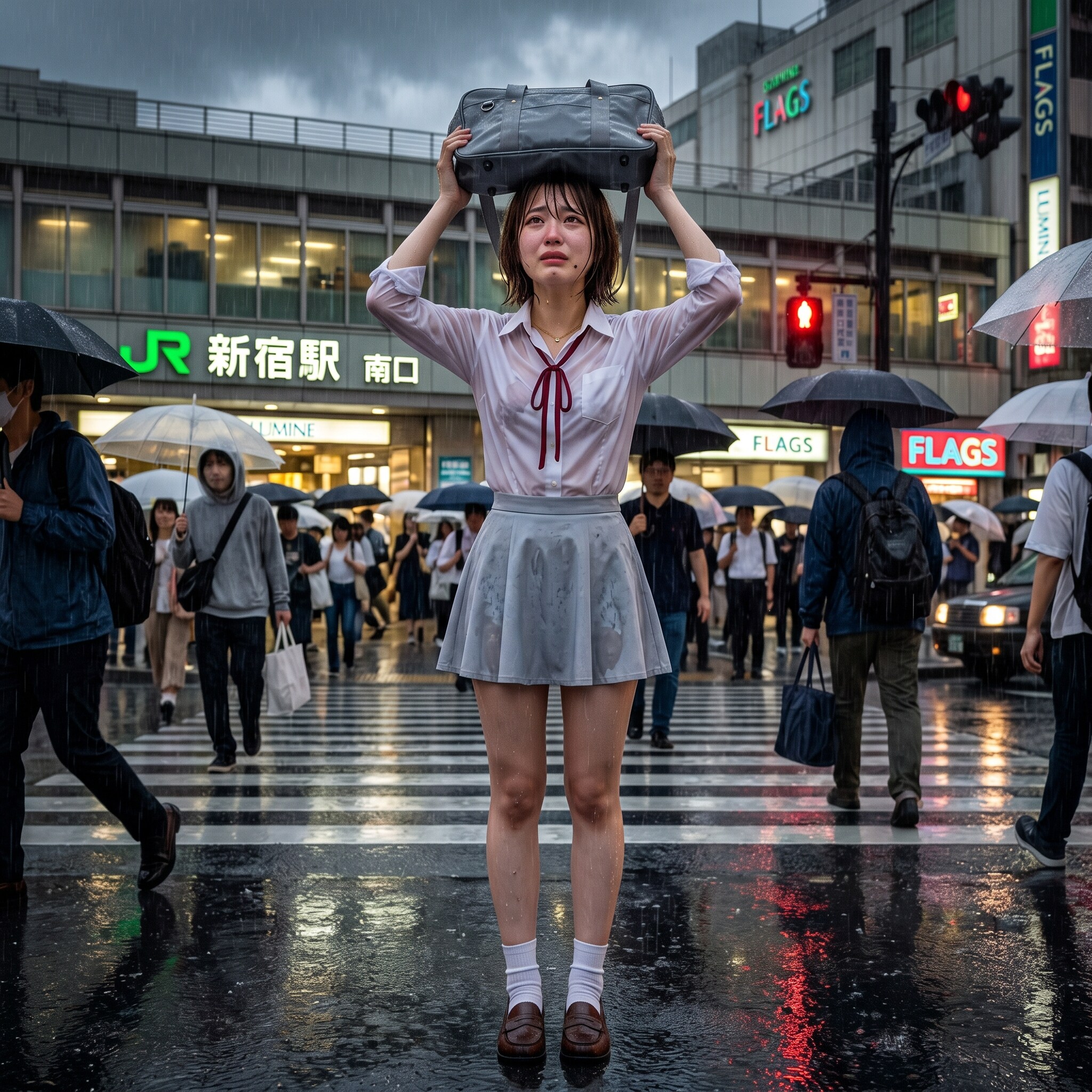 ゲリラ豪雨にやられちゃった