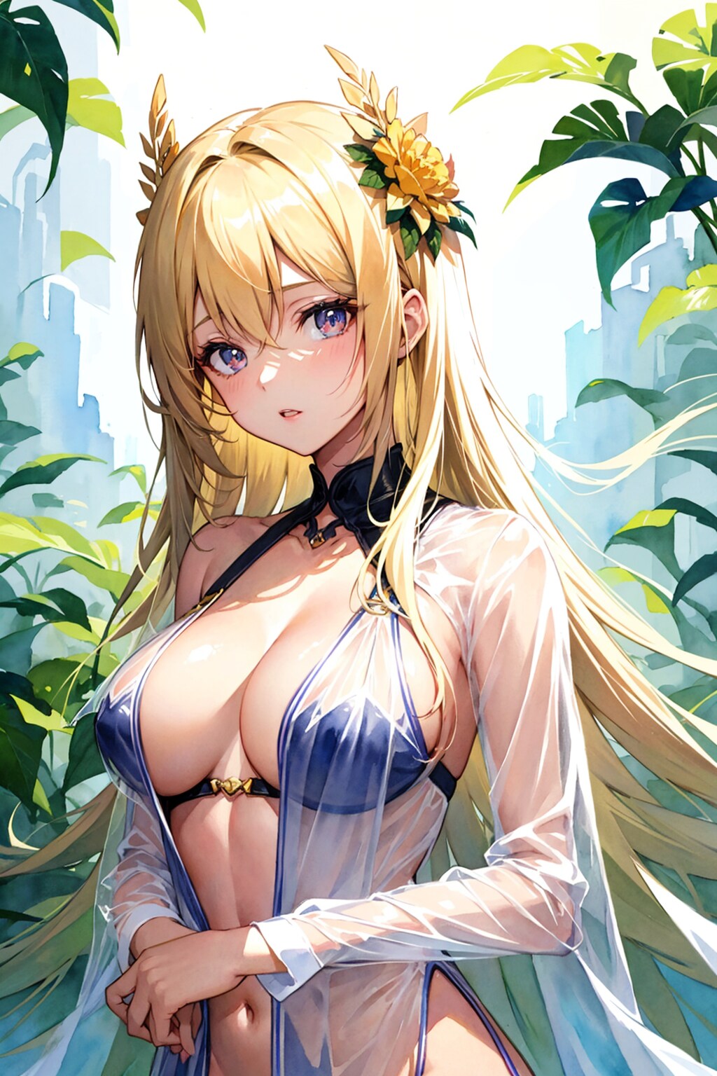 シースルーの女の子