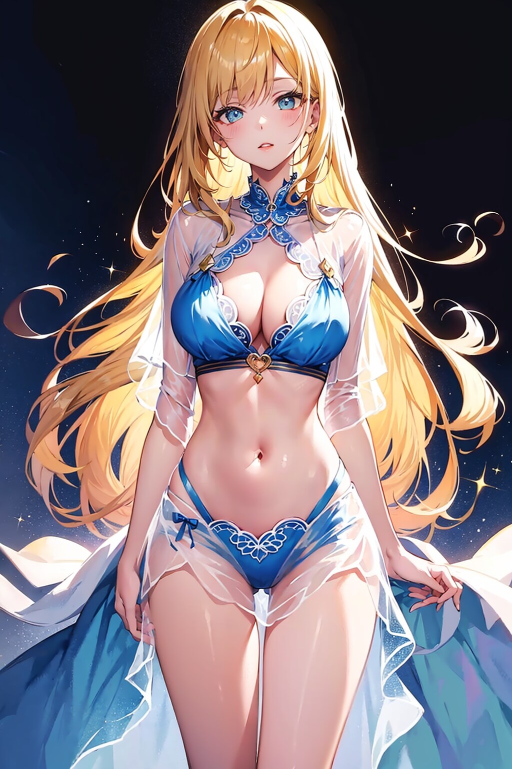 シースルーの女の子
