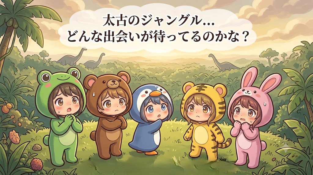着ぐるみ村の住人が恐竜の世界に２【#サマーアドベンチャーフェス】
