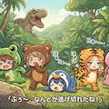 着ぐるみ村の住人が恐竜の世界に２【#サマーアドベンチャーフェス】 4枚目