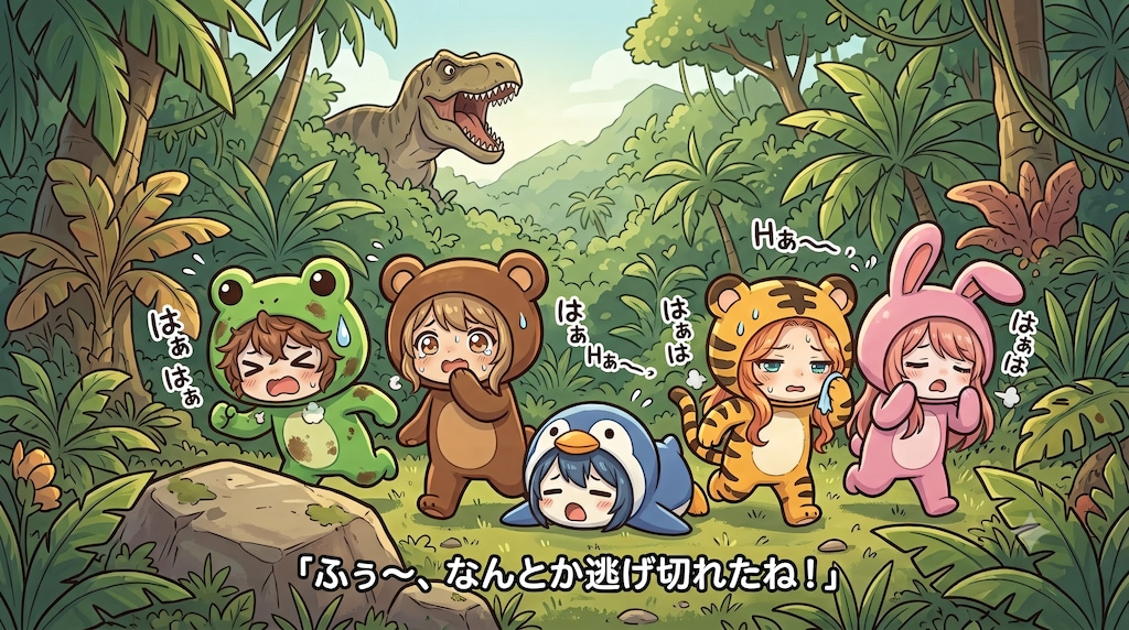 着ぐるみ村の住人が恐竜の世界に２【#サマーアドベンチャーフェス】