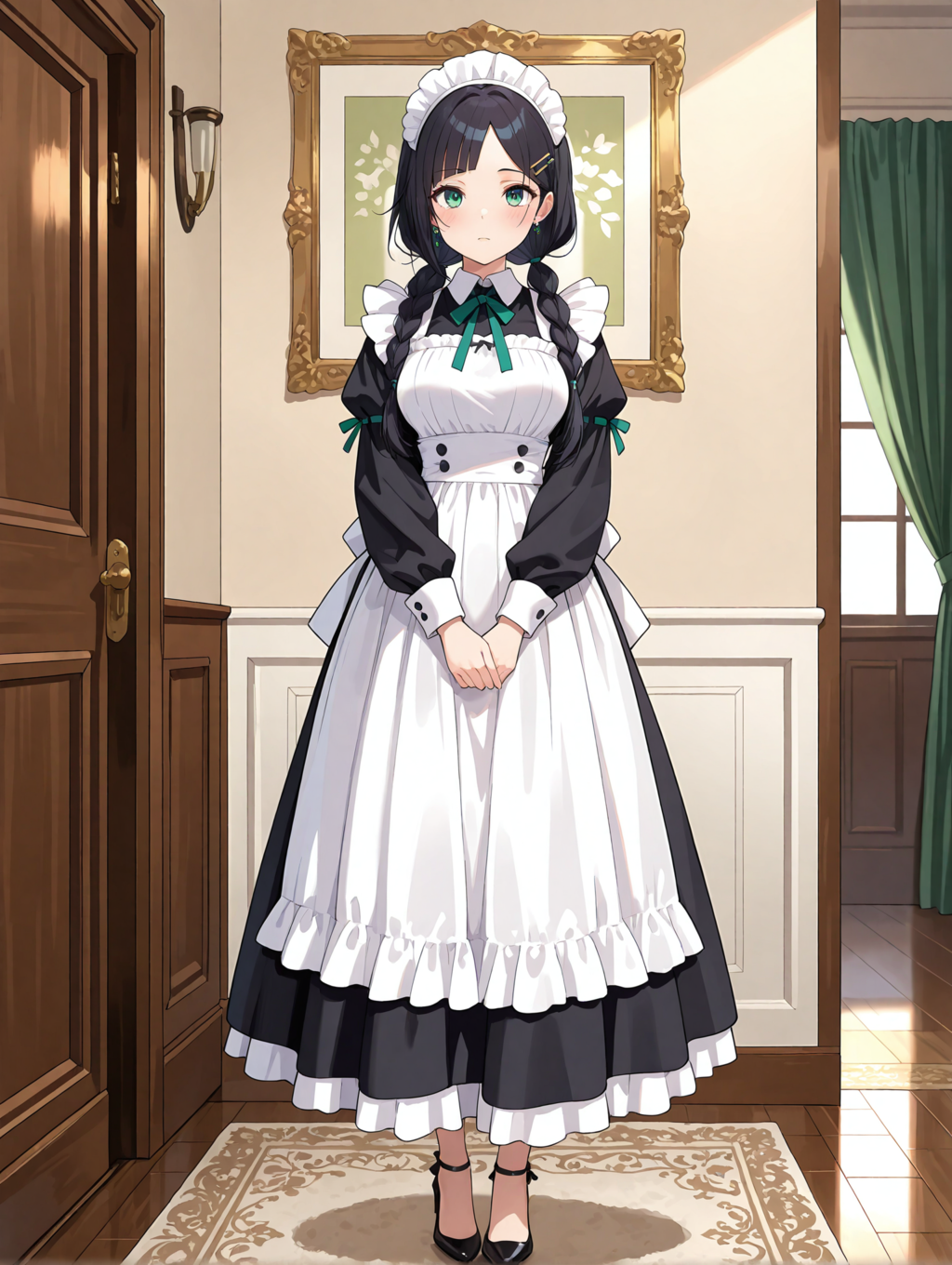 メイドちゃんにプロフィール設定しました