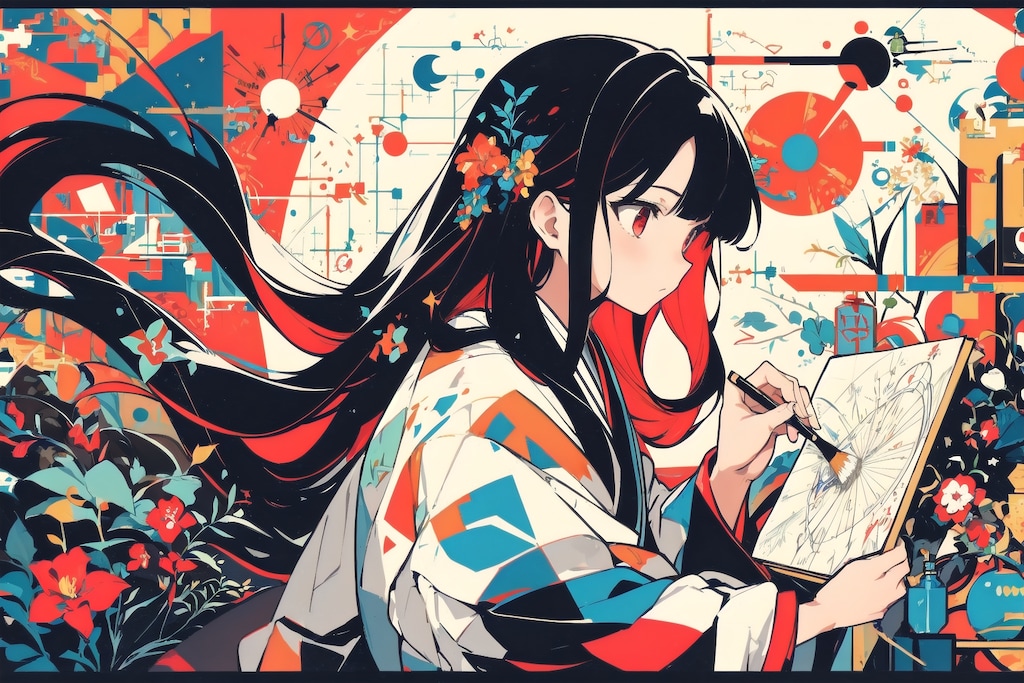 道野綴先生のお絵かき中の頭の中