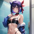 クールちゃんのシャワー(着衣) 4枚目