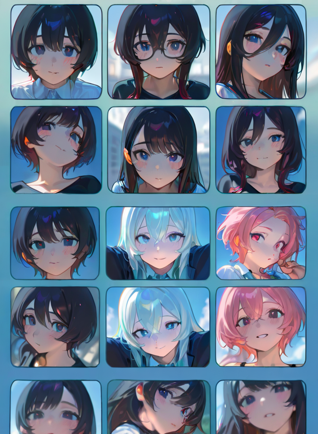 いろいろな女の子