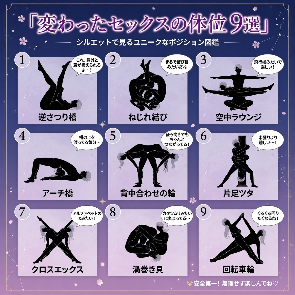 変わったセックスの体位