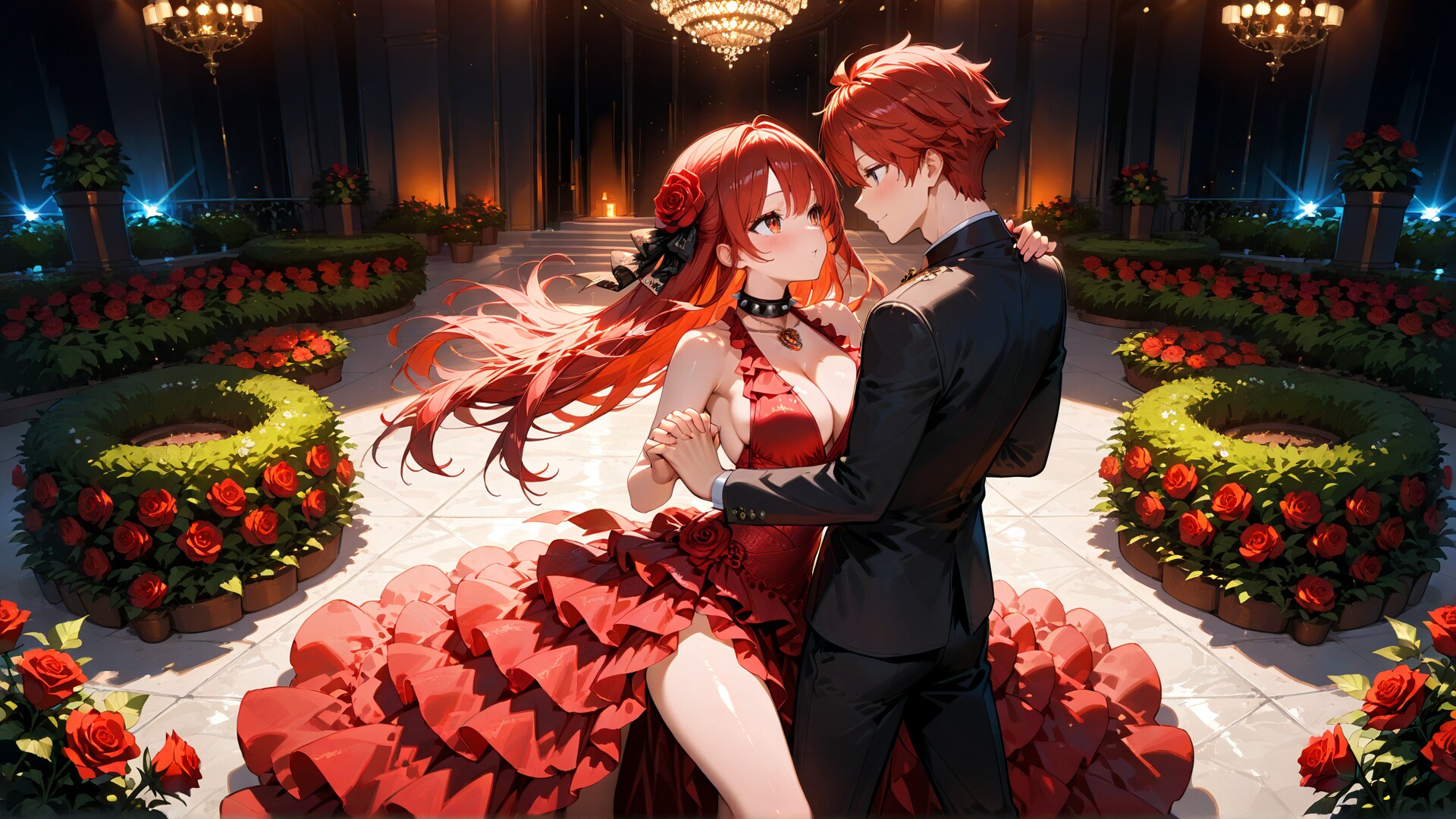 AIイラスト紅白戦2 紅組 赤のフラメンコ 2