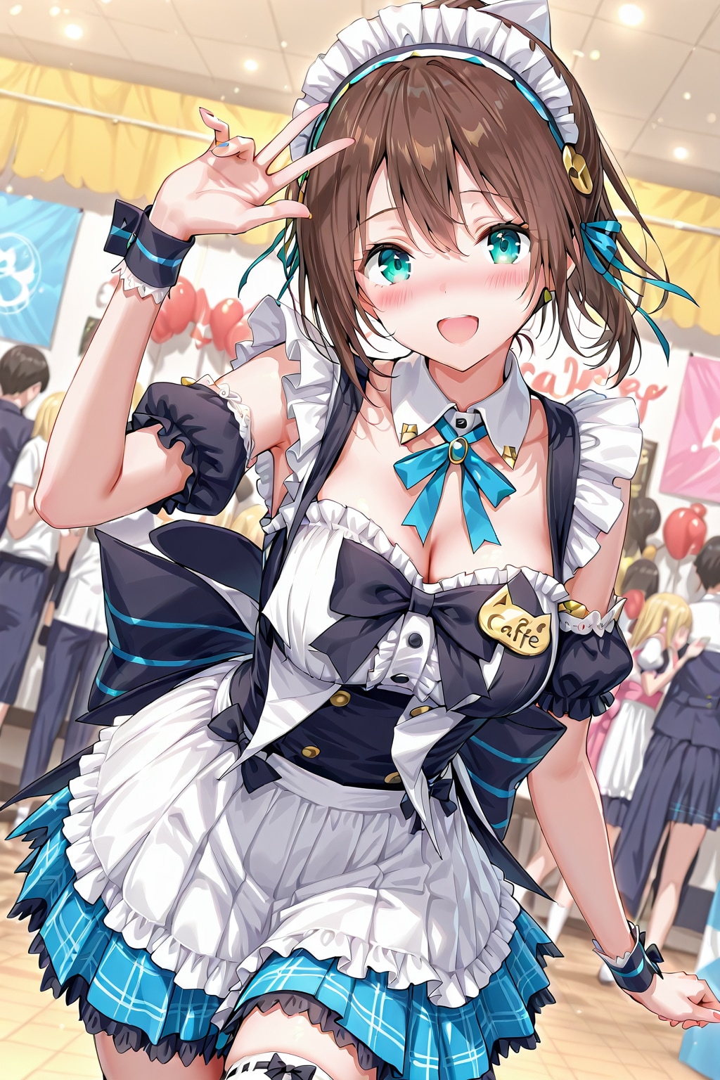 メイド喫茶へようこそ！　かわいいでしょ？