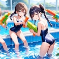 暑い日はプール遊び 6枚目