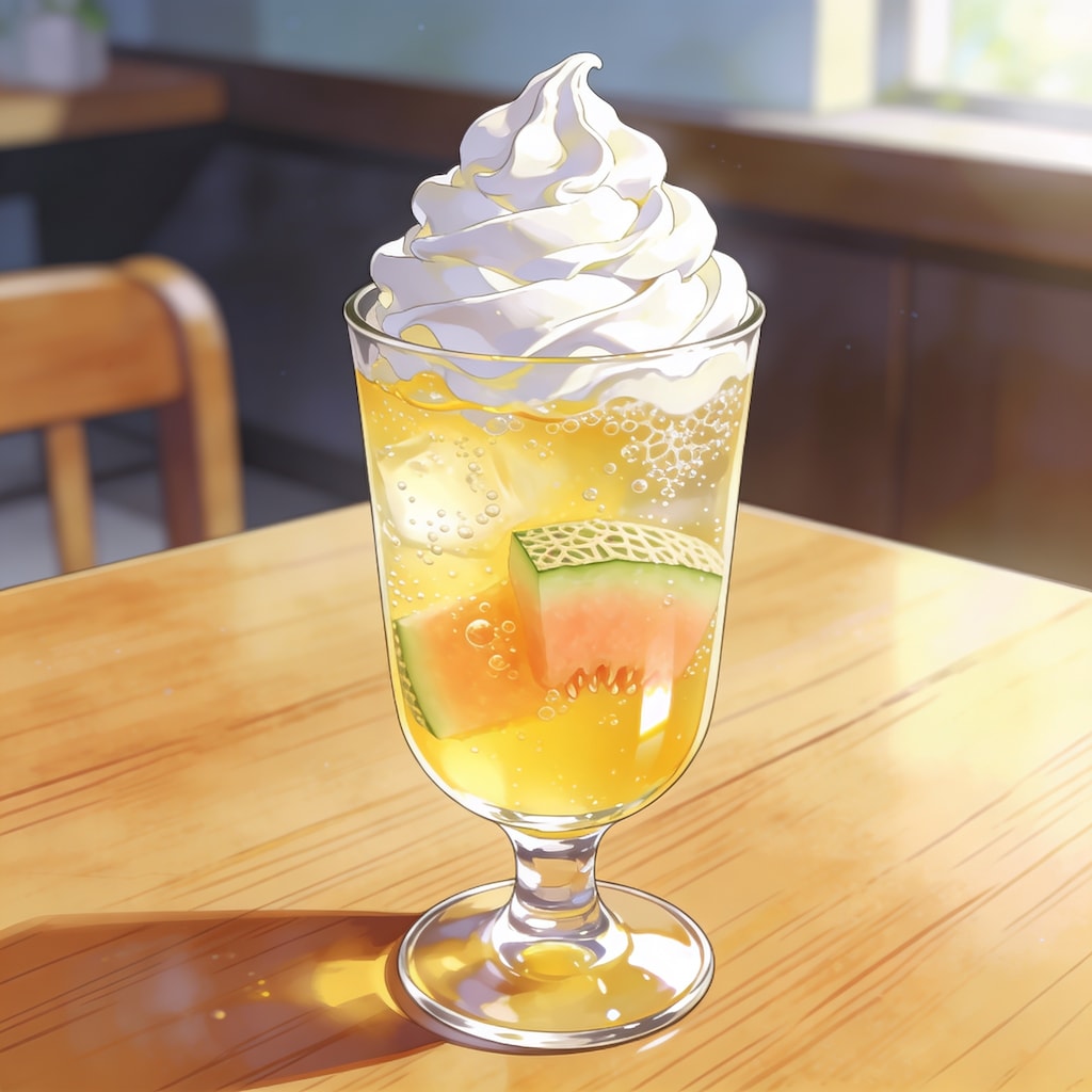 メロンクリームソーダ