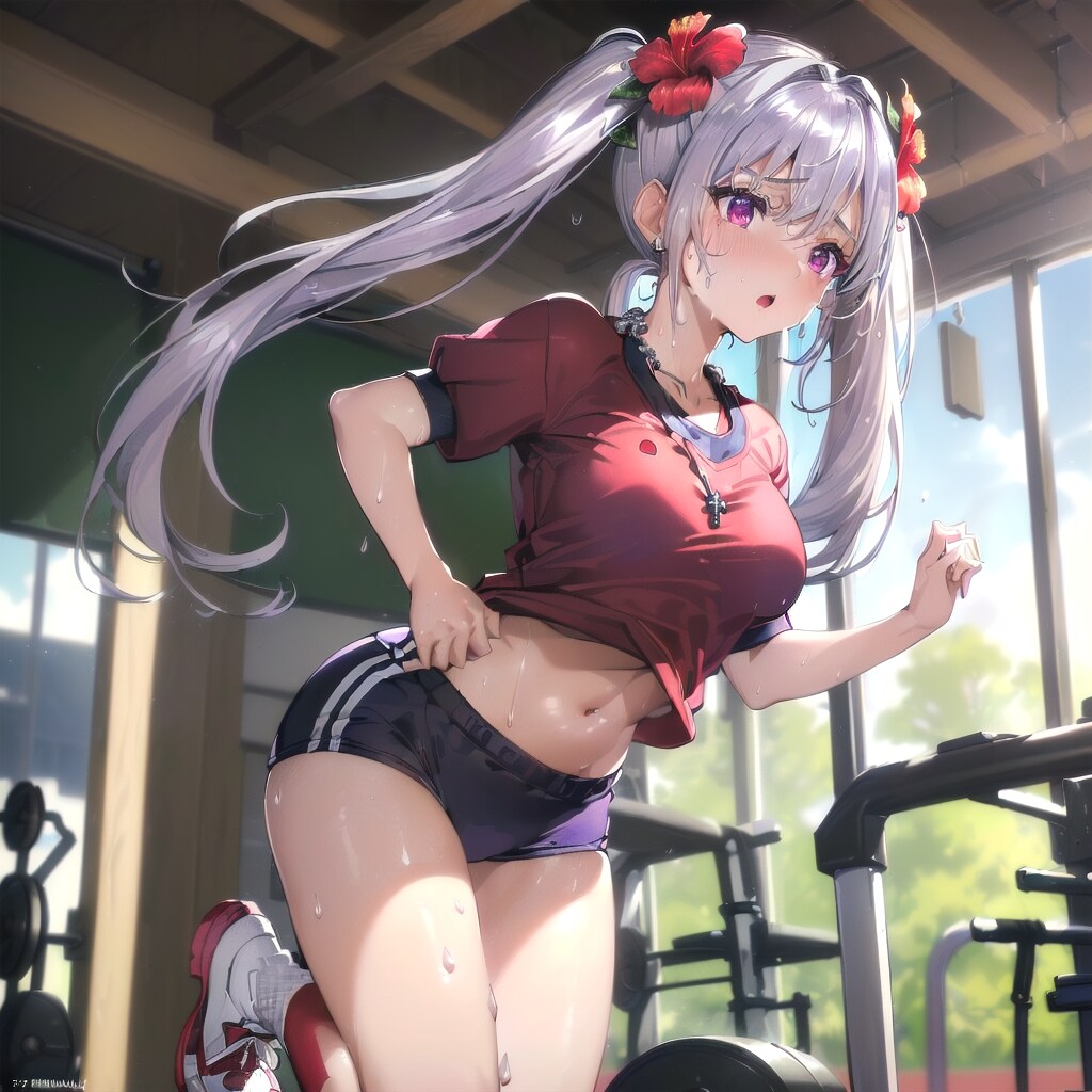 銀髪ツインテちゃんスポーツの秋2