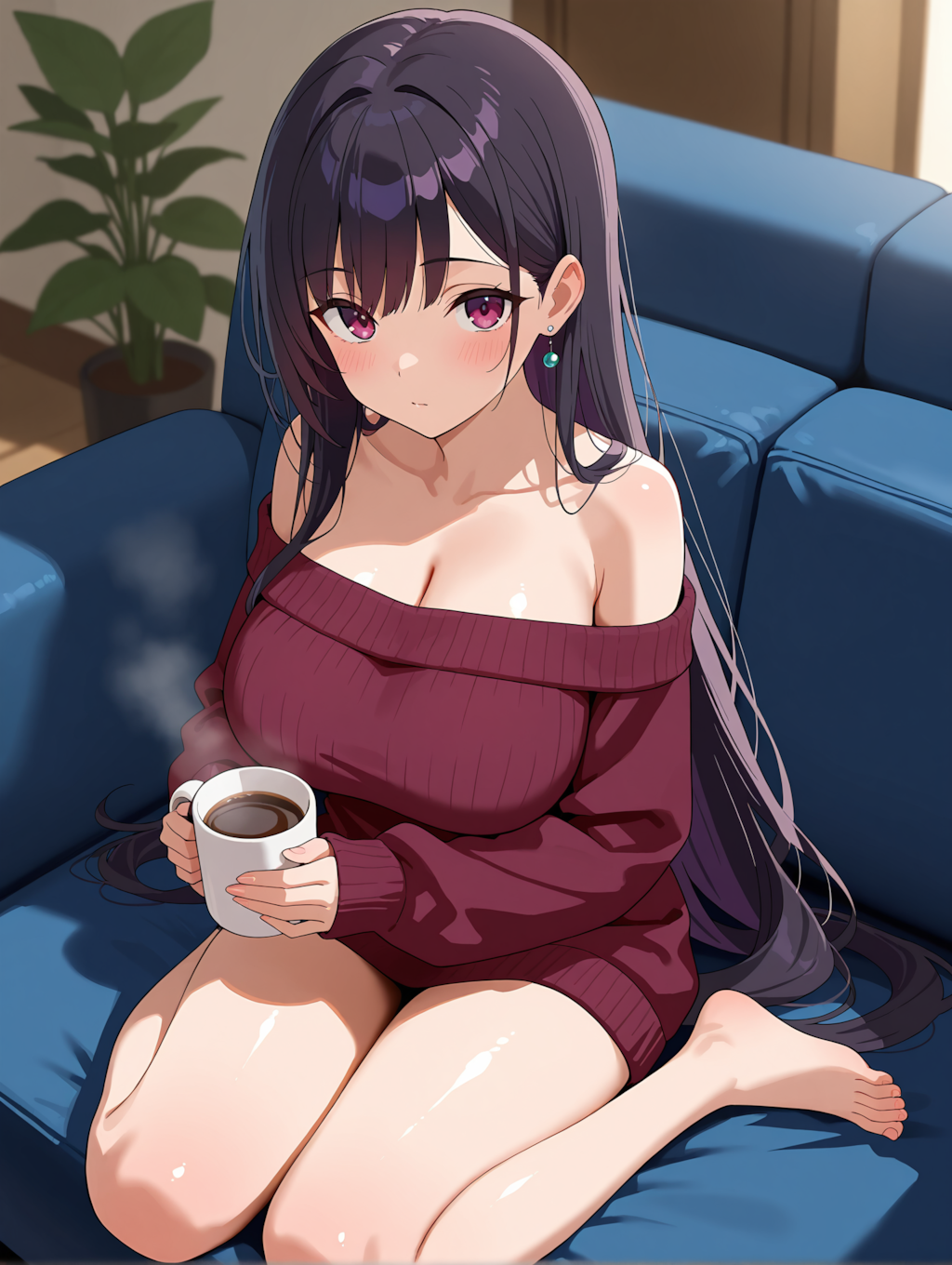 萌え袖とセーター